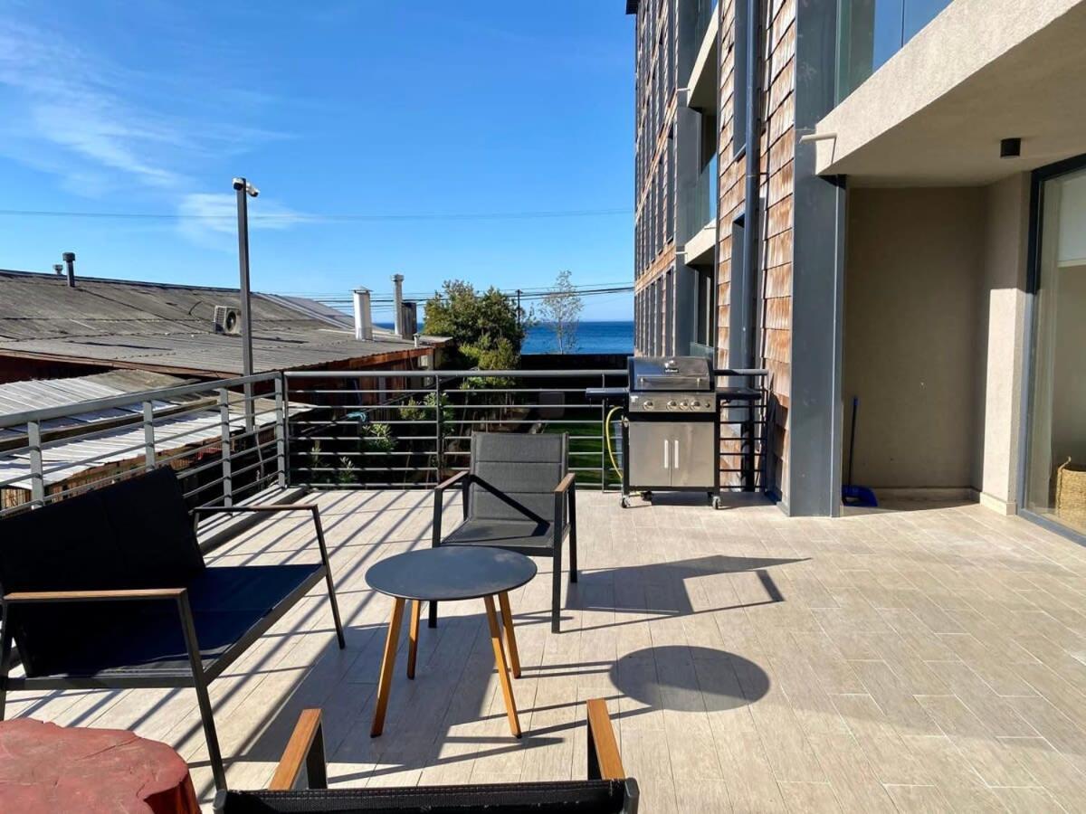 شقة Depto 2D2B Frente A La Costanera Piscina Temperada Servicio Hom 0401 بورتو فاراس المظهر الخارجي الصورة